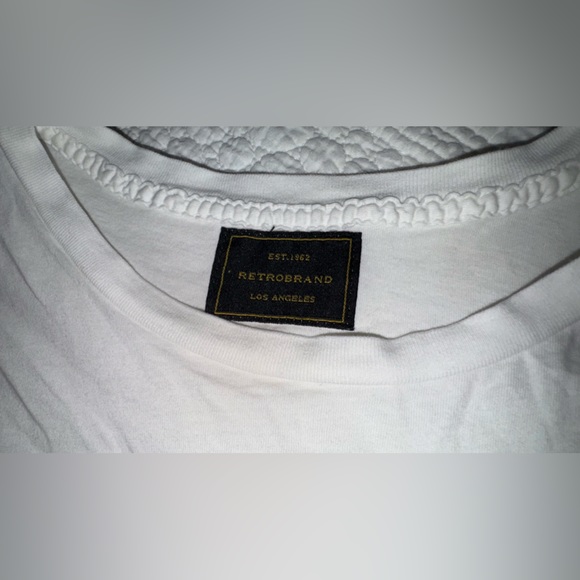 ORIGINAL RETRO BRAND Palm Springs Antique White Shirt XXL - Picture 6 of 6